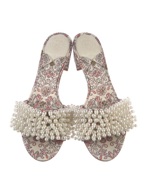 Tory Burch Beaded Accents Slides