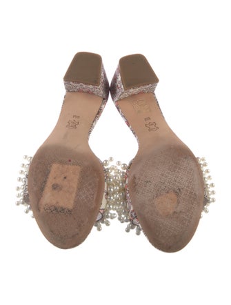 Tory Burch Beaded Accents Slides