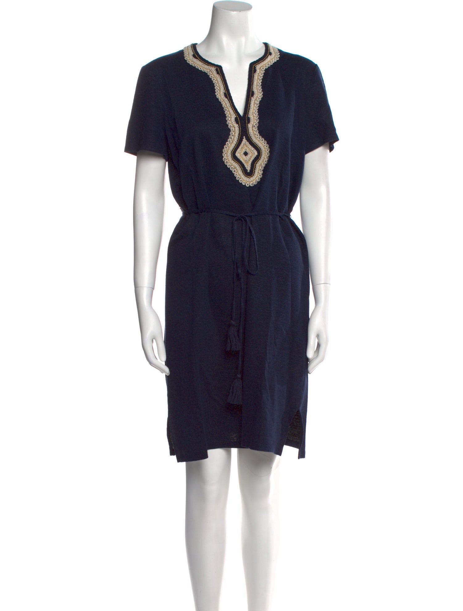 Tory Burch Linen Knee-Length Dress