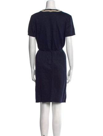 Tory Burch Linen Knee-Length Dress