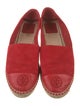 Tory Burch Suede Embroidered Accent Espadrilles