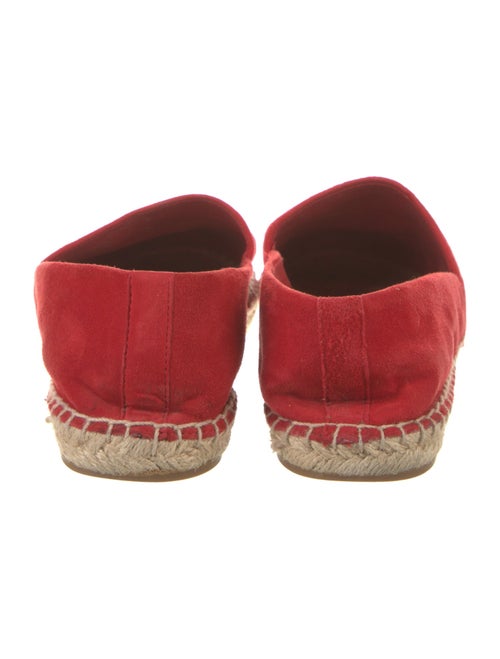 Tory Burch Suede Embroidered Accent Espadrilles