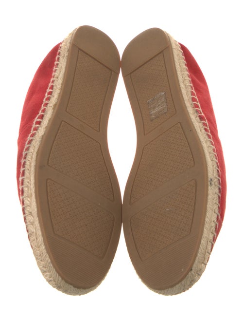 Tory Burch Suede Embroidered Accent Espadrilles