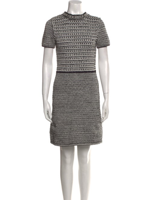 Tory Burch Mock Neck Mini Dress