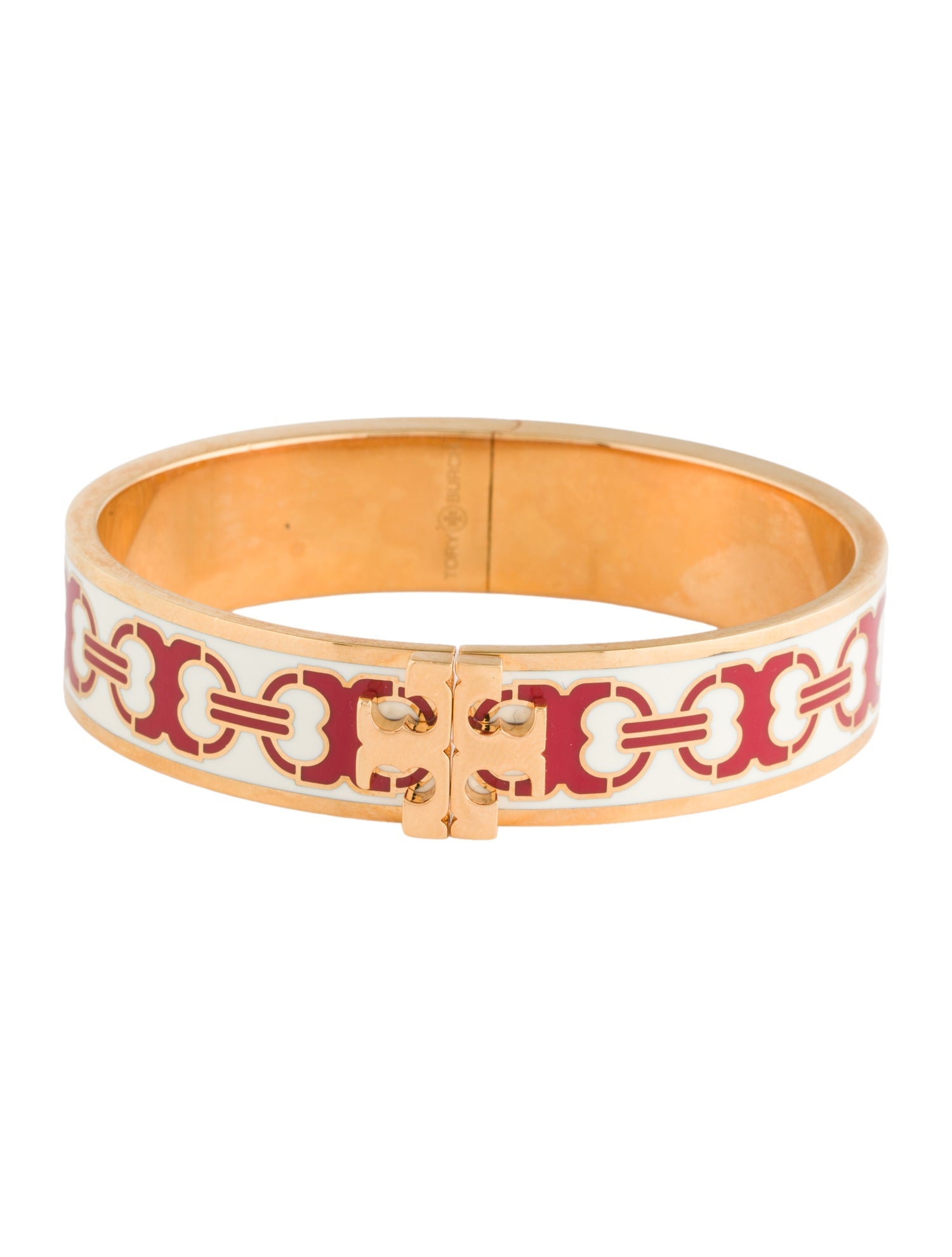 Tory Burch Kira Enameled Bangle Bracelet