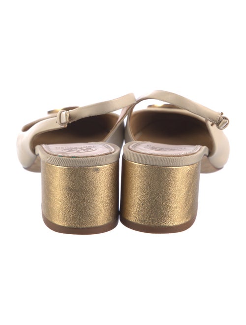 Tory Burch Leather Slingback Flats