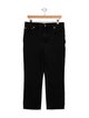 Tory Burch Mid-Rise Straight Leg Jeans