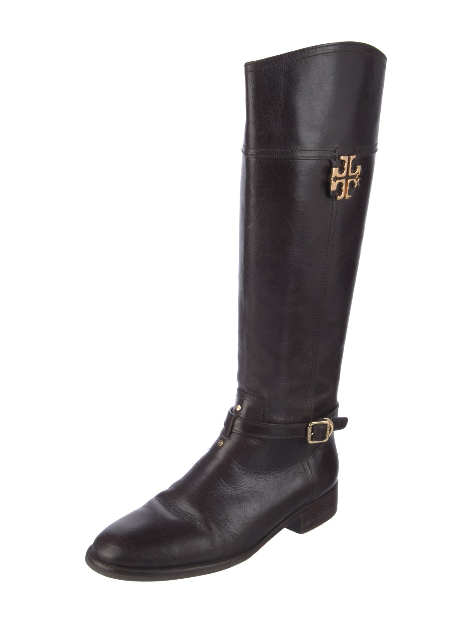 Tory Burch Leather Riding Boots
