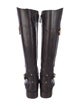 Tory Burch Leather Riding Boots