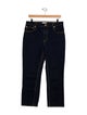 Tory Burch Mid-Rise Straight Leg Jeans