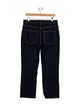 Tory Burch Mid-Rise Straight Leg Jeans