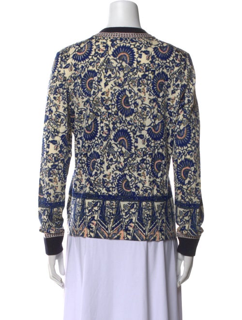 Tory Burch Merino Wool Printed Sweater