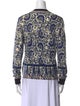 Tory Burch Merino Wool Printed Sweater