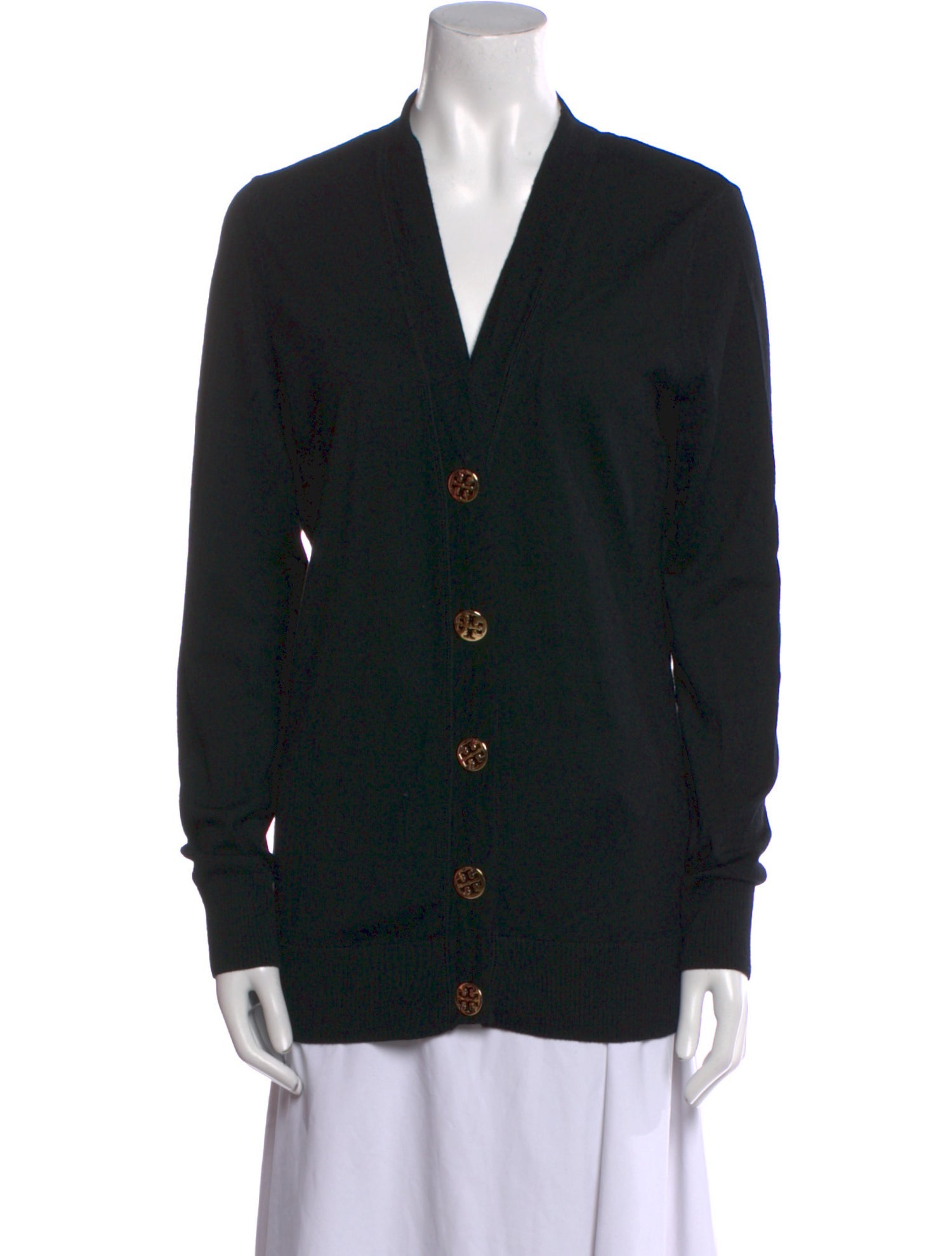 Tory Burch Merino Wool V-Neck Sweater