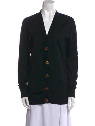 Tory Burch Merino Wool V-Neck Sweater