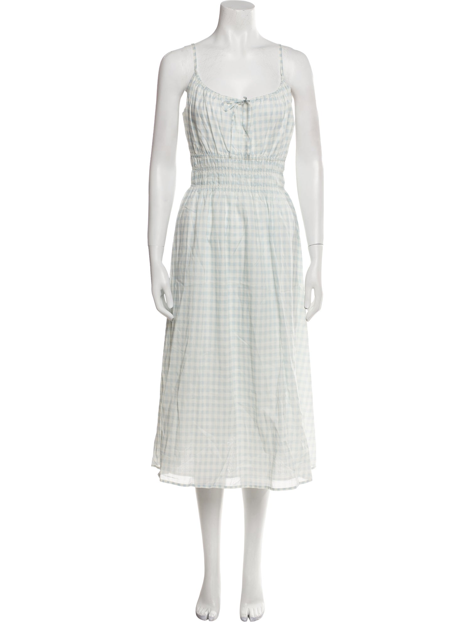 Tory Burch Plaid Print Midi Length Dress w/ Tags