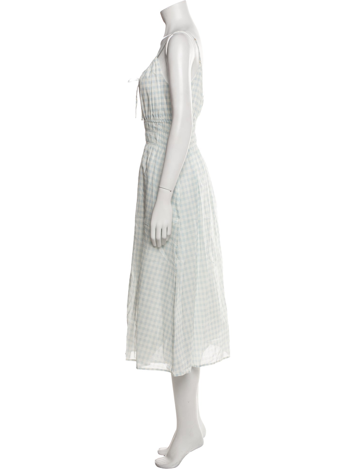 Tory Burch Plaid Print Midi Length Dress w/ Tags