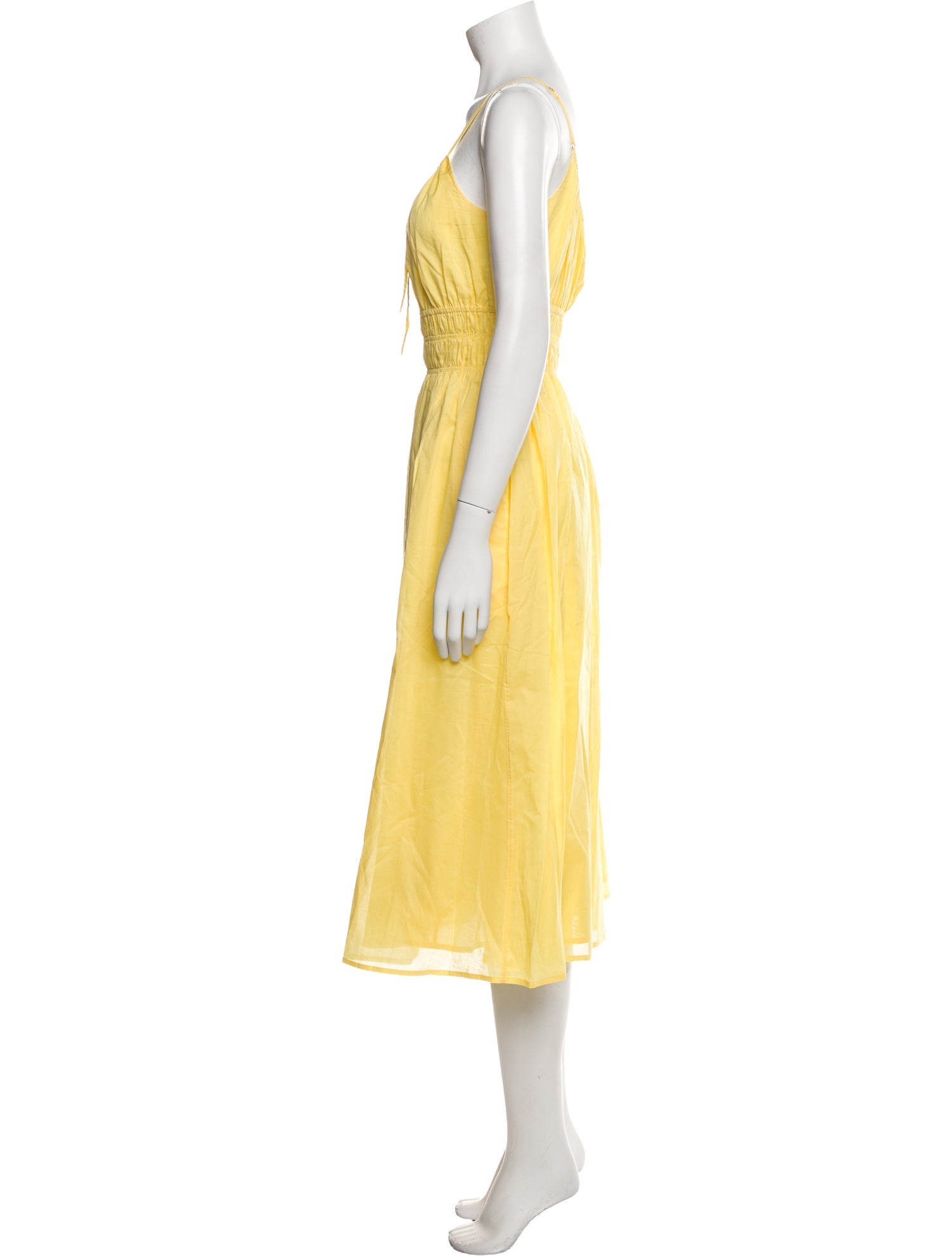 Tory Burch Square Neckline Midi Length Dress