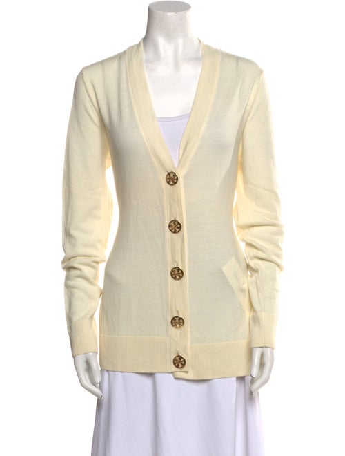 Tory Burch Merino Wool V-Neck Sweater