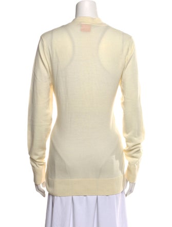 Tory Burch Merino Wool V-Neck Sweater