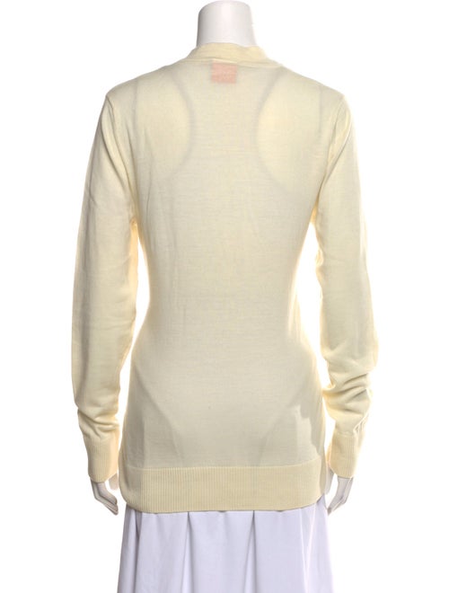 Tory Burch Merino Wool V-Neck Sweater