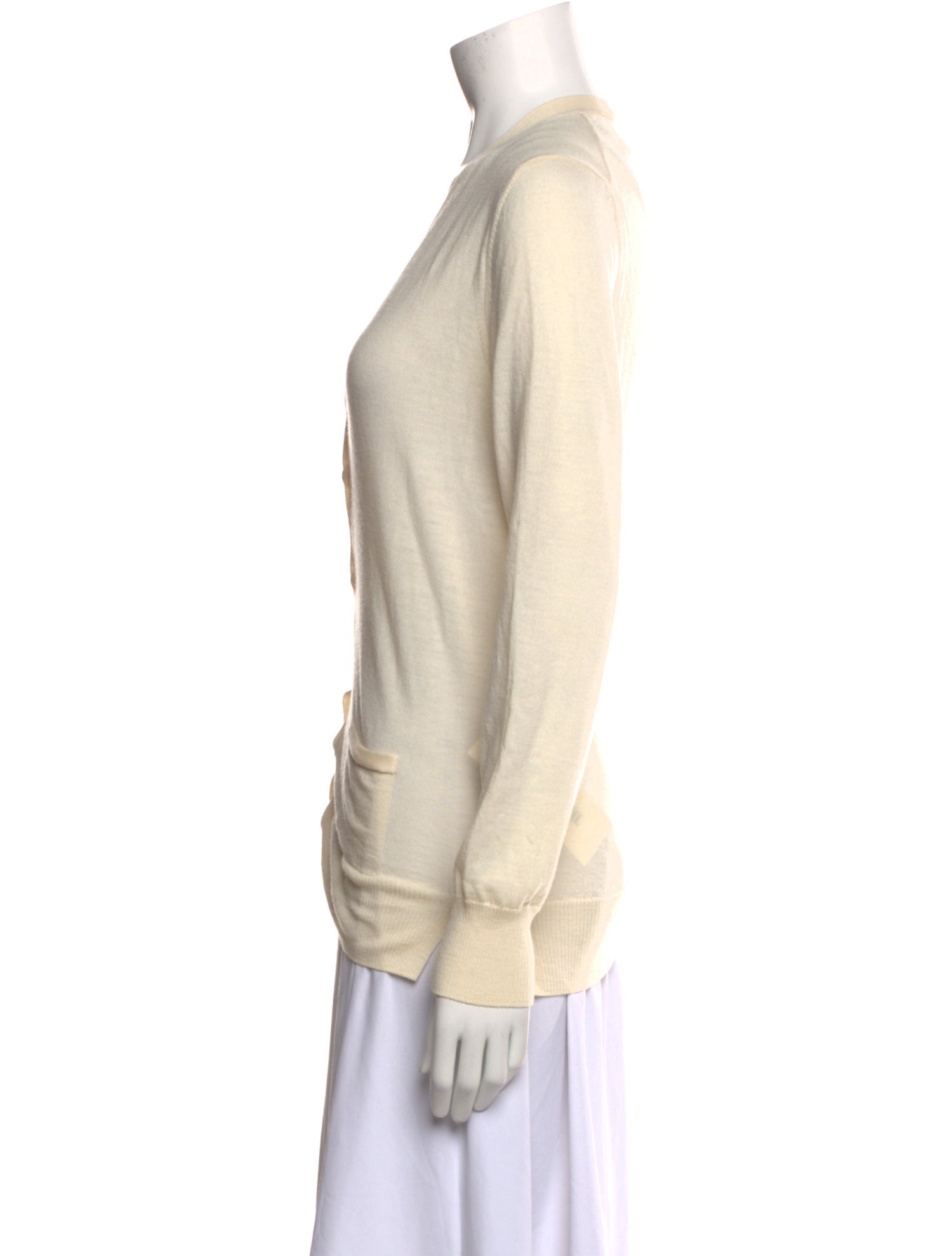 Tory Burch Merino Wool V-Neck Sweater