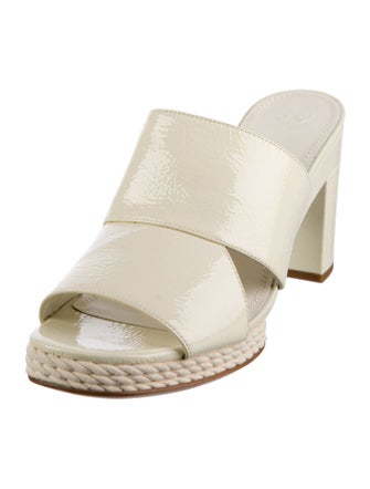 Tory Burch Patent Leather Slides