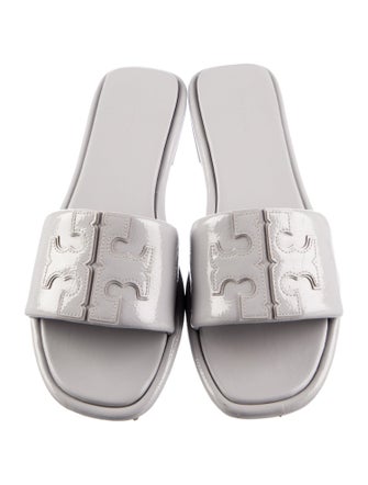 Tory Burch Patent Leather Slides