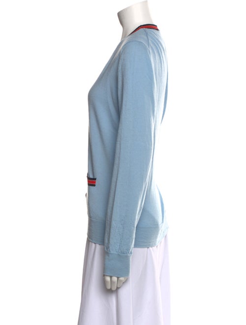 Tory Burch Merino Wool Striped Sweater