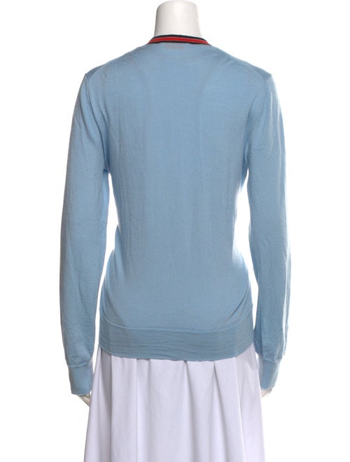 Tory Burch Merino Wool Striped Sweater