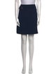 Tory Burch Pleated Accents Knee-Length Skirt