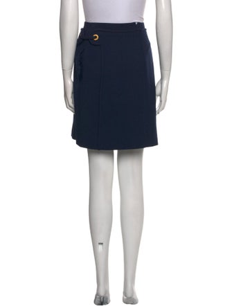 Tory Burch Pleated Accents Knee-Length Skirt