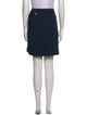 Tory Burch Pleated Accents Knee-Length Skirt