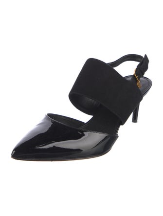 Tory Burch Patent Leather Slingback Pumps