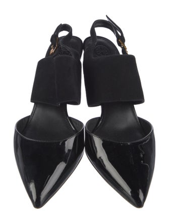Tory Burch Patent Leather Slingback Pumps