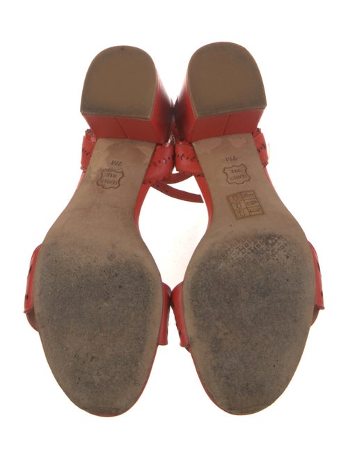 Tory Burch Leather Lasercut Accents Sandals