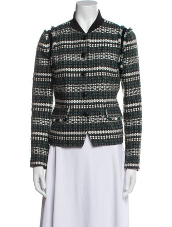 Tory Burch Striped Evening Jacket