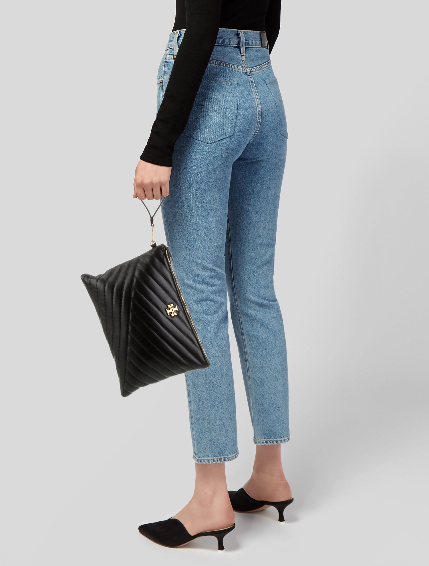 Tory Burch Leather Clutch w/ Tags