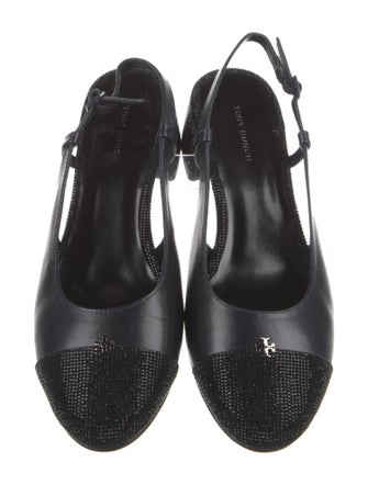Tory Burch Leather Slingback Pumps