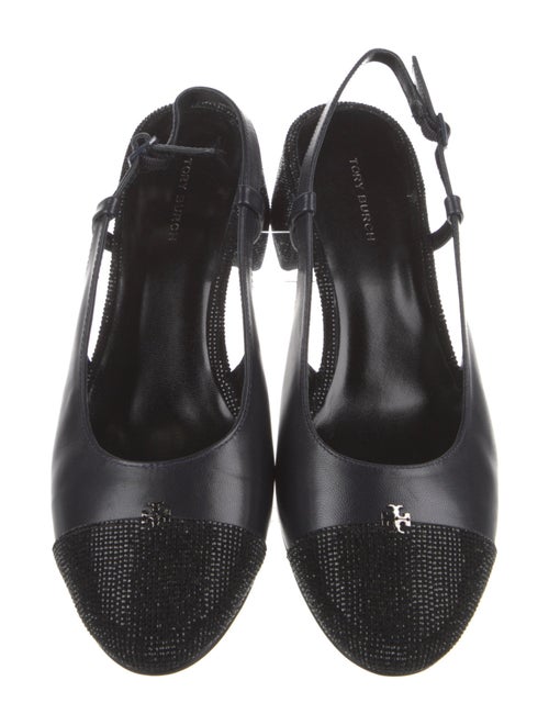 Tory Burch Leather Slingback Pumps