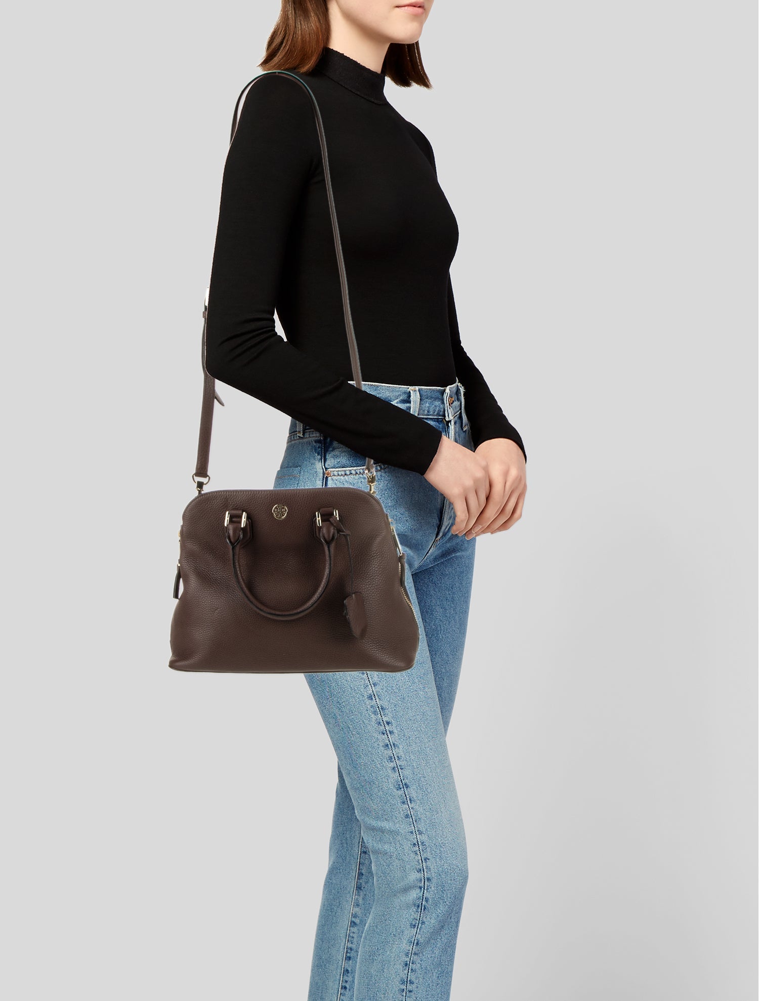 Tory Burch Leather Top Handle Bag