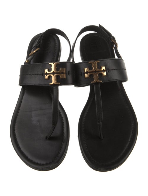 Tory Burch Leather T-Strap Sandals