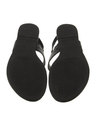 Tory Burch Leather T-Strap Sandals