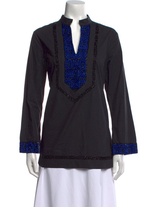 Tory Burch V-Neck Long Sleeve Tunic