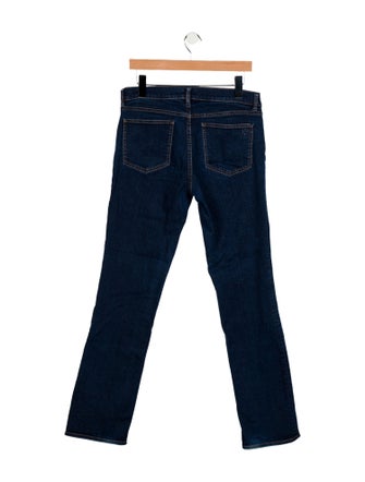 Tory Burch Mid-Rise Straight Leg Jeans