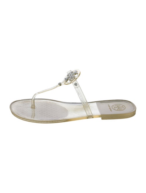 Tory Burch Rubber T-Strap Sandals