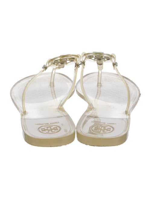 Tory Burch Rubber T-Strap Sandals