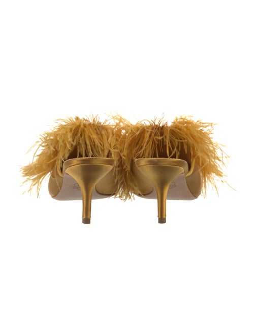 Tory Burch Satin Crystal Embellishments Mules