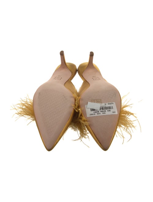 Tory Burch Satin Crystal Embellishments Mules