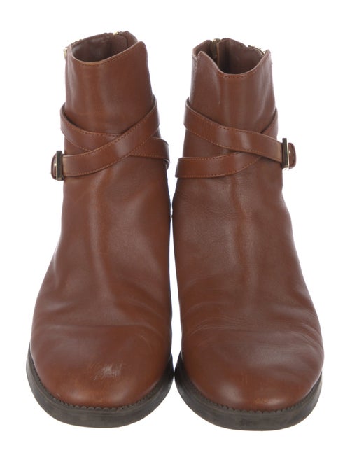 Tory Burch Leather Moto Boots